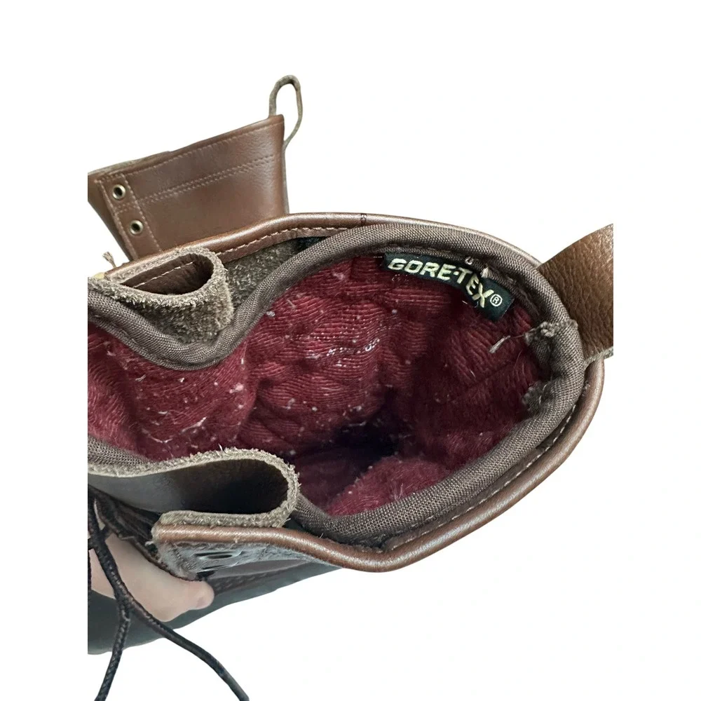 LL Bean Maine Hunting Shoe Mens Brown Gore-Tex Thinsulate Duck Boots Made in USA